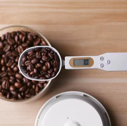 Balança Digital LCD Ajustável para Medição, Colher Medidora Eletrônica para Cozinha, Balança para Café em Pó, Balança para Confeitaria